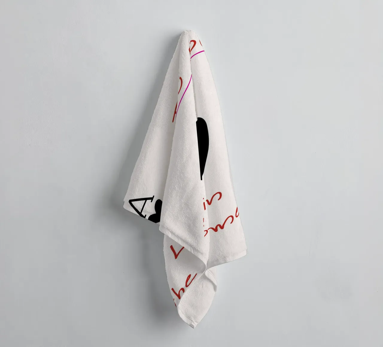 "Leef in het Moment" - Inspirerende To-Do List-kunst badhanddoek van NorwesClub