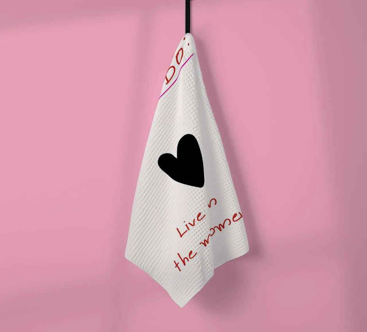 "Leef in het Moment" - Inspirerende To-Do List-kunst theedoek van NorwesClub