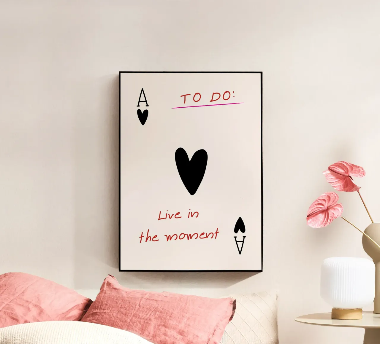 "Leef in het Moment" - Inspirerende To-Do List-kunst acryl van NorwesClub
