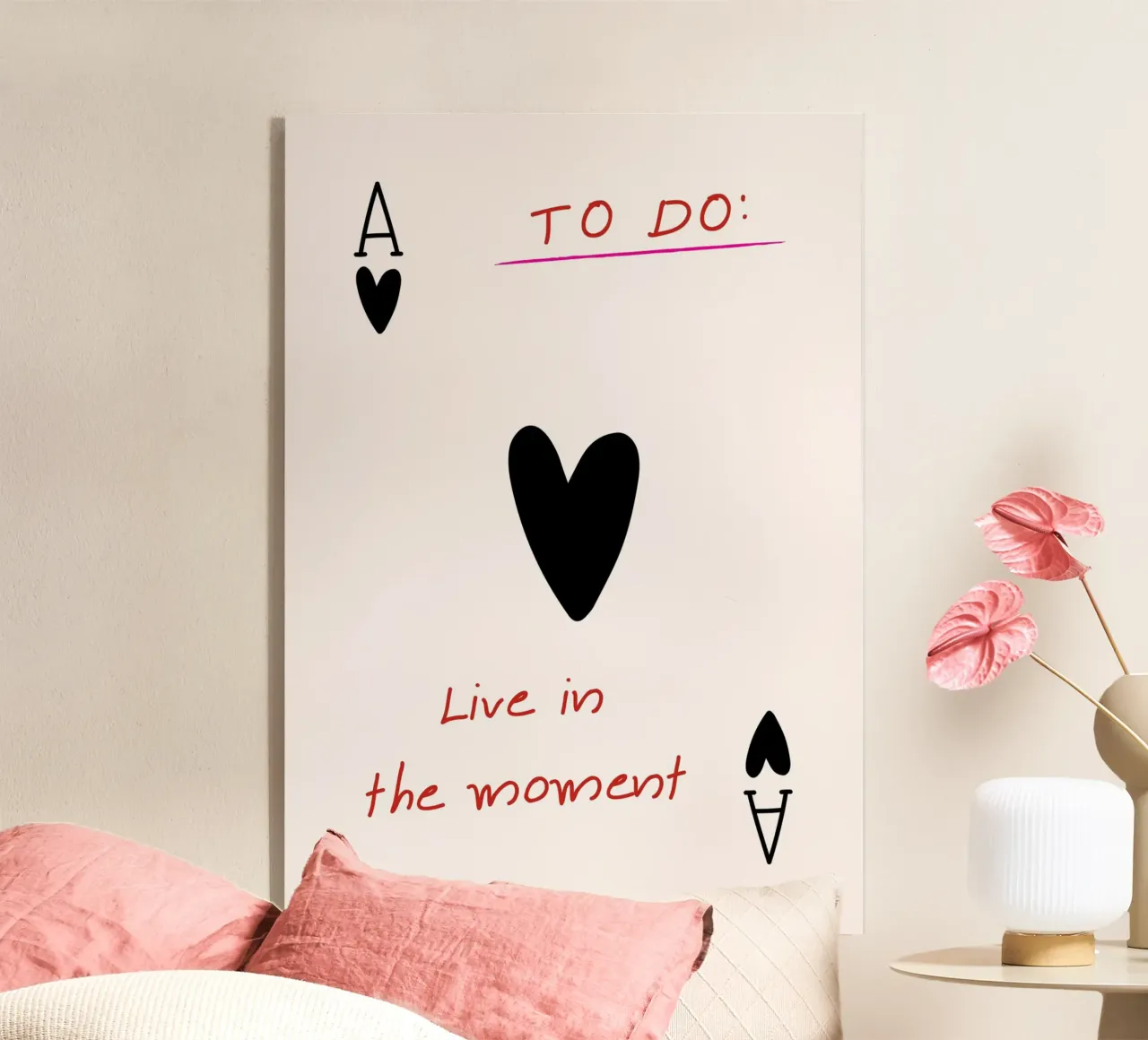 "Leef in het Moment" - Inspirerende To-Do List-kunst acryl van NorwesClub