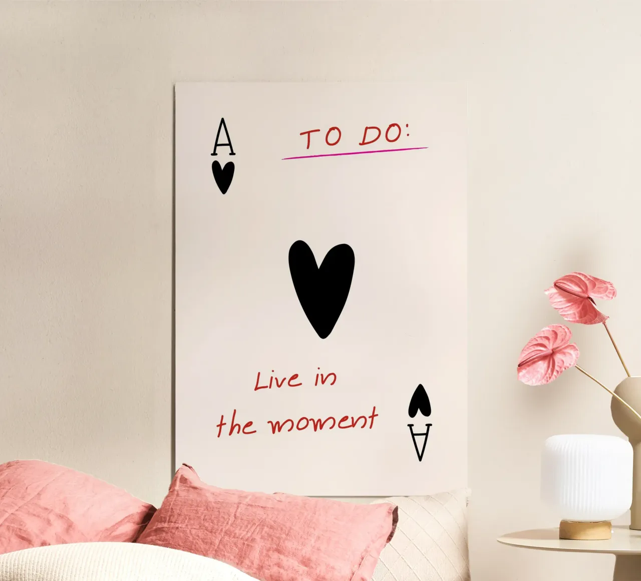 "Leef in het Moment" - Inspirerende To-Do List-kunst hahnemühle van NorwesClub