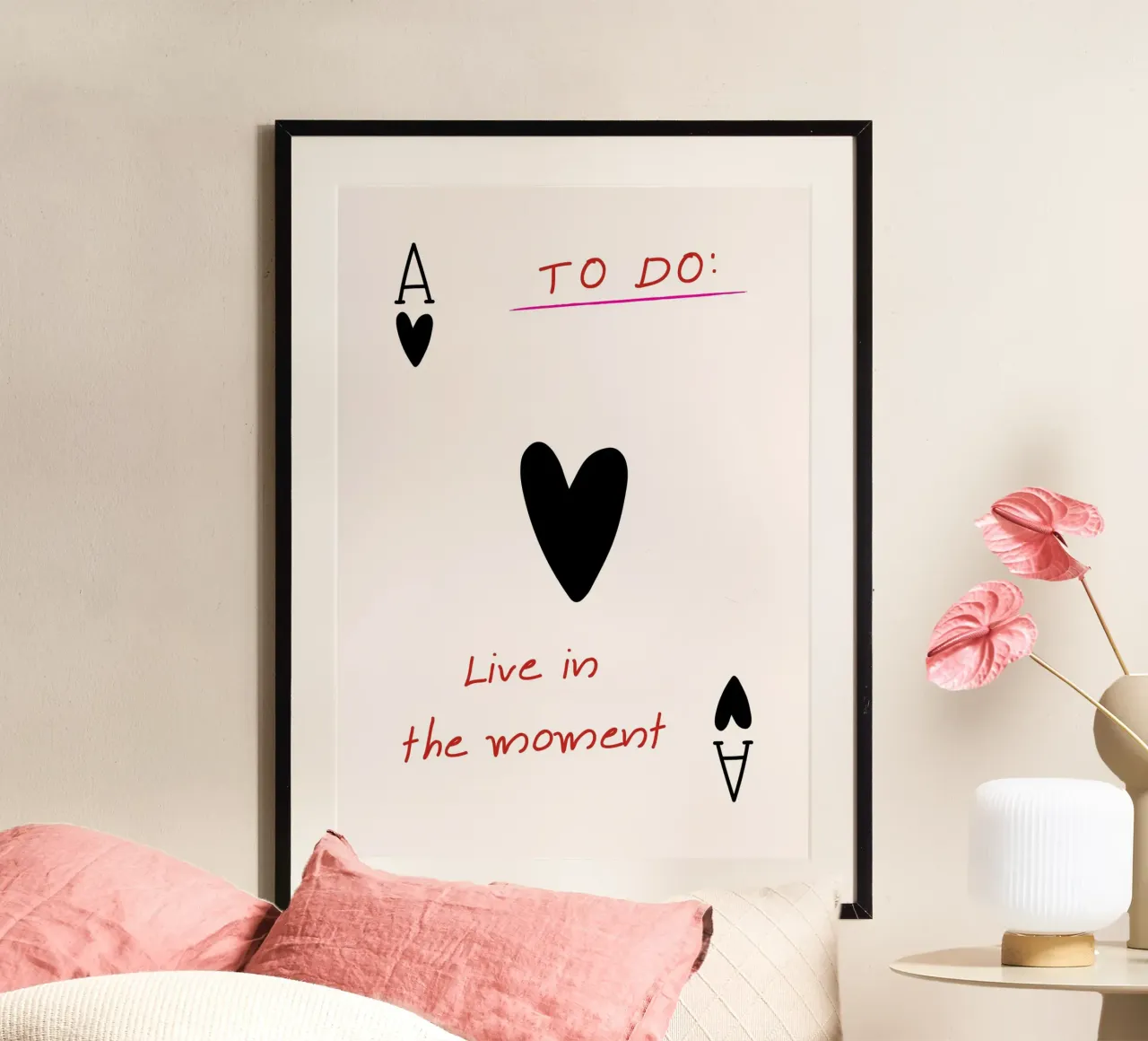 "Leef in het Moment" - Inspirerende To-Do List-kunst hahnemühle van NorwesClub