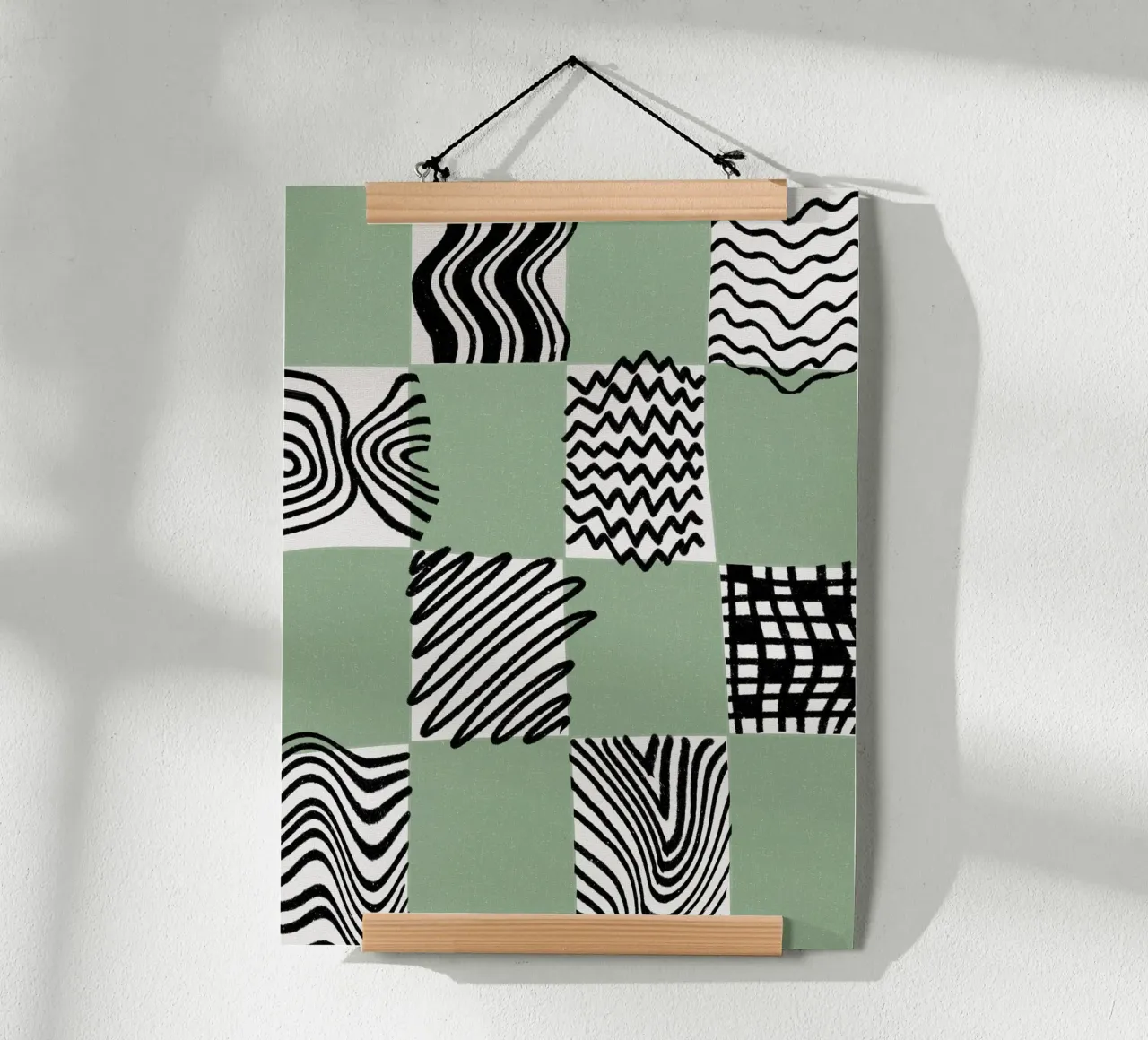Moods poster with aluminum frame by Viola