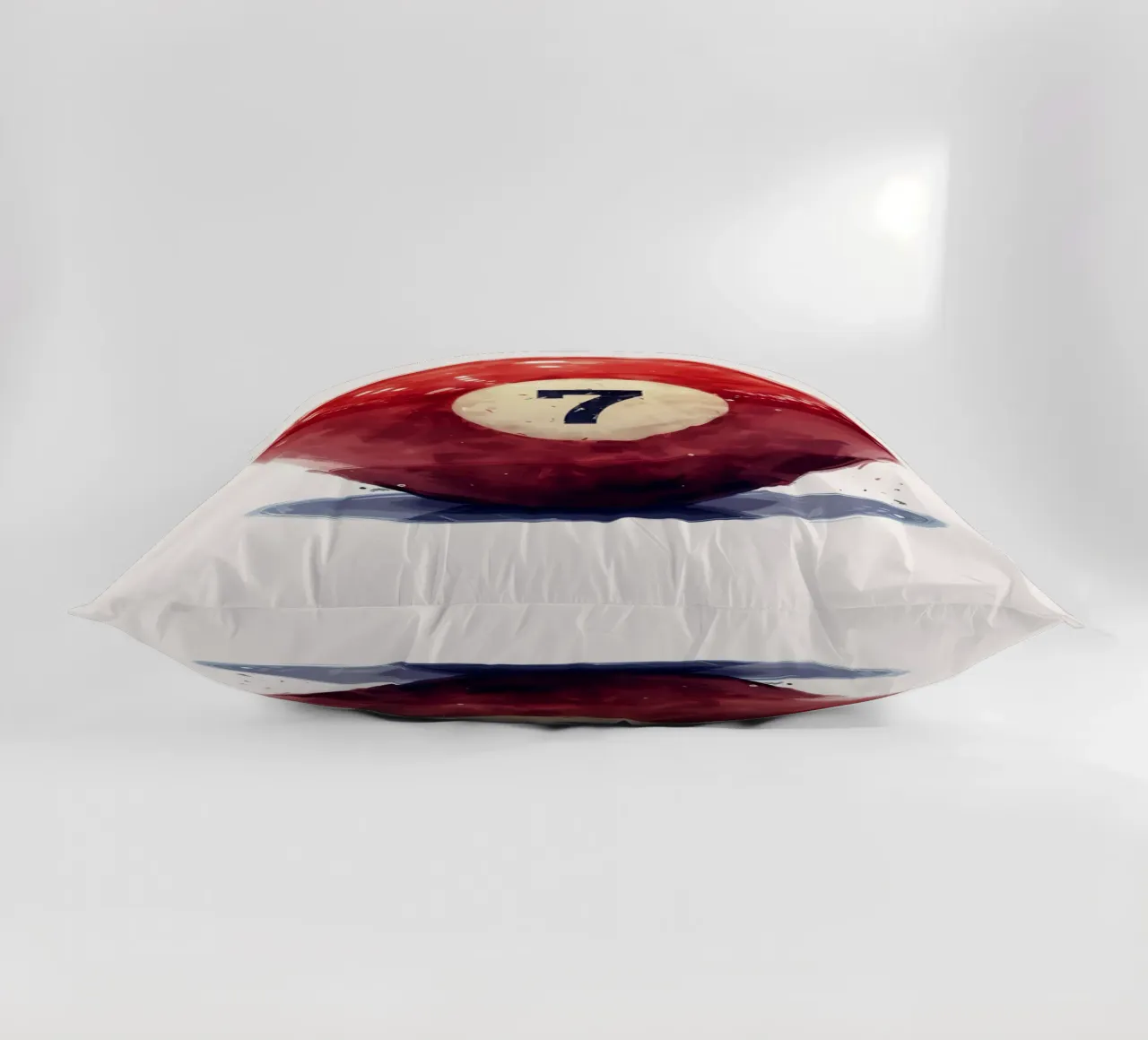 Palla da biliardo Lucky 7 - Stampa digitale in stile pop art cuscino da NorwesClub