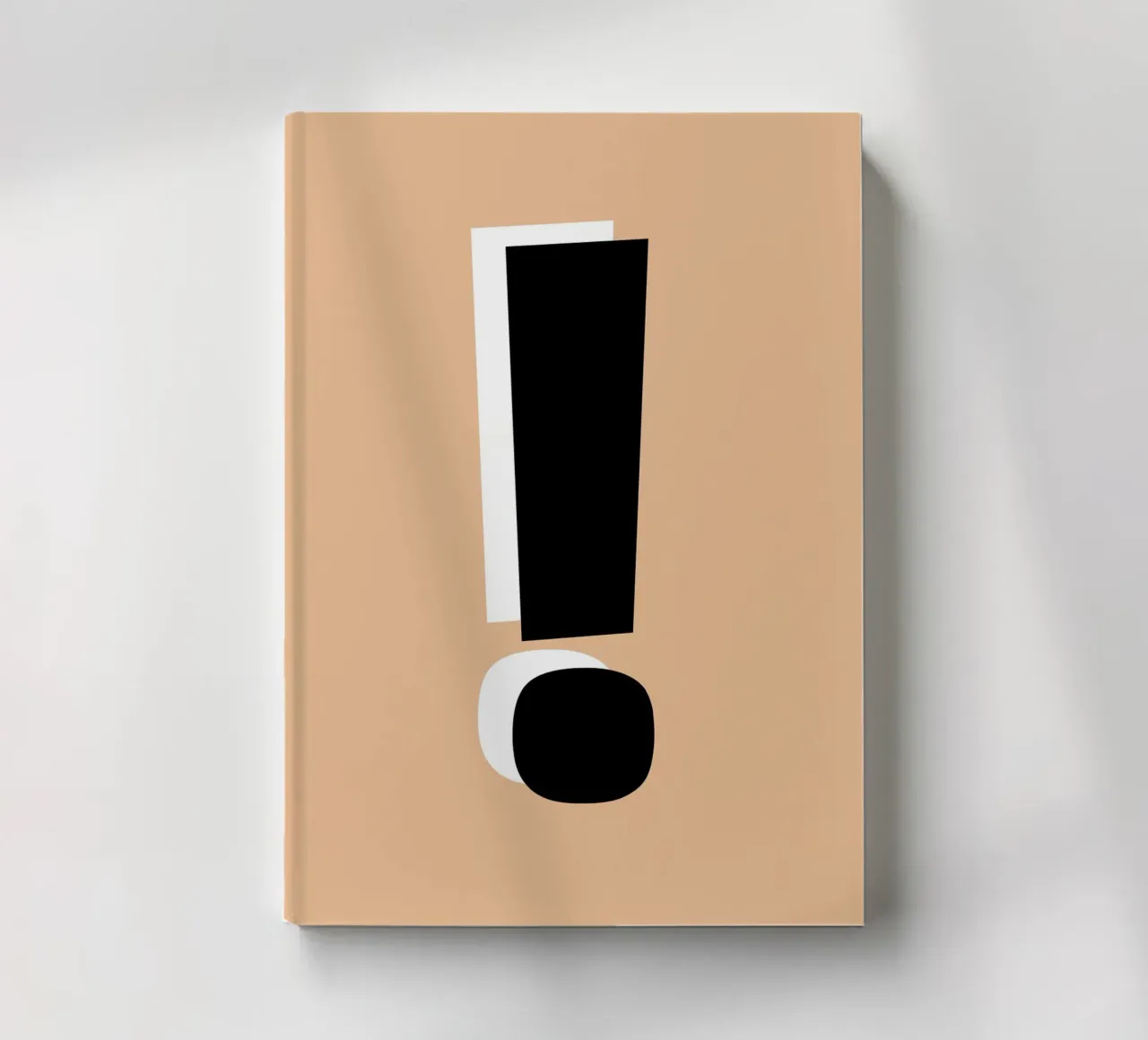 Point d'exclamation audacieux - Minimalist Graphic Art Print carnet de notes de NorwesClub