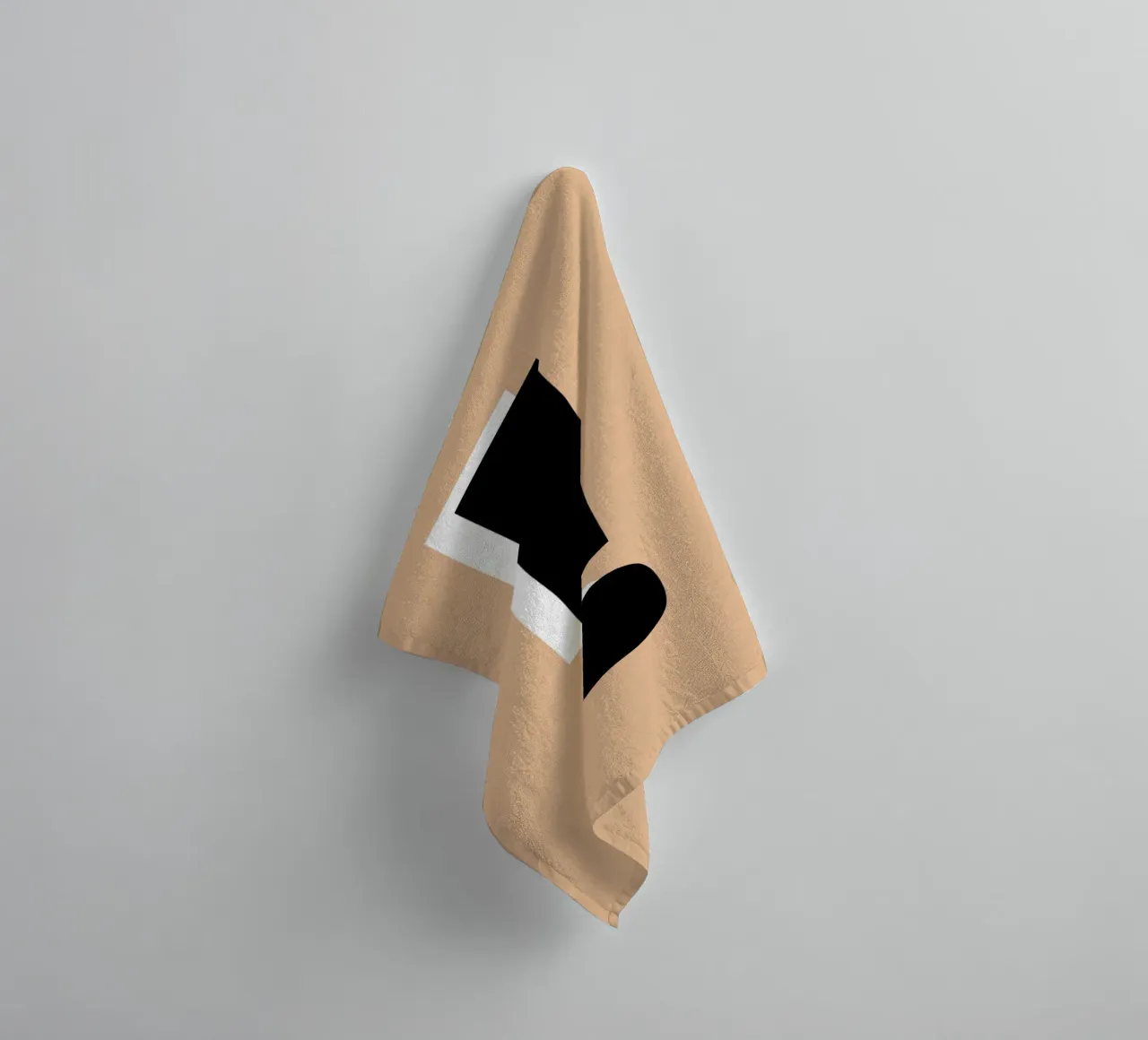 Bold Exclamation Mark - Minimalist Graphic Art Print towel by NorwesClub
