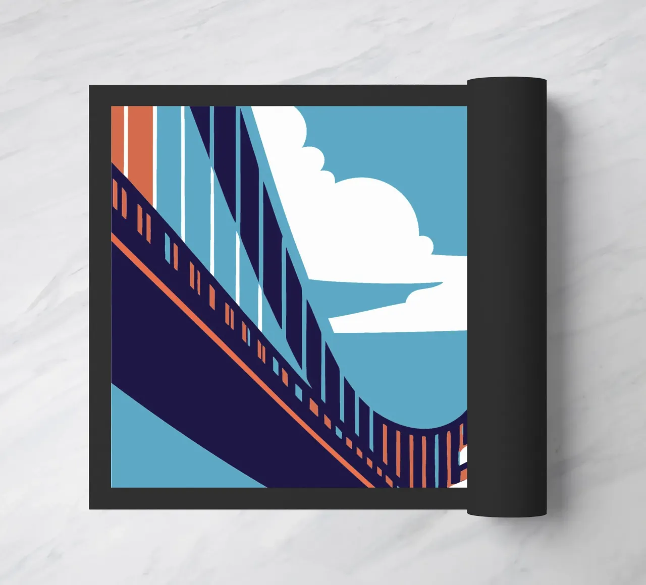 River Bridge doormat by STORE PRESENCE