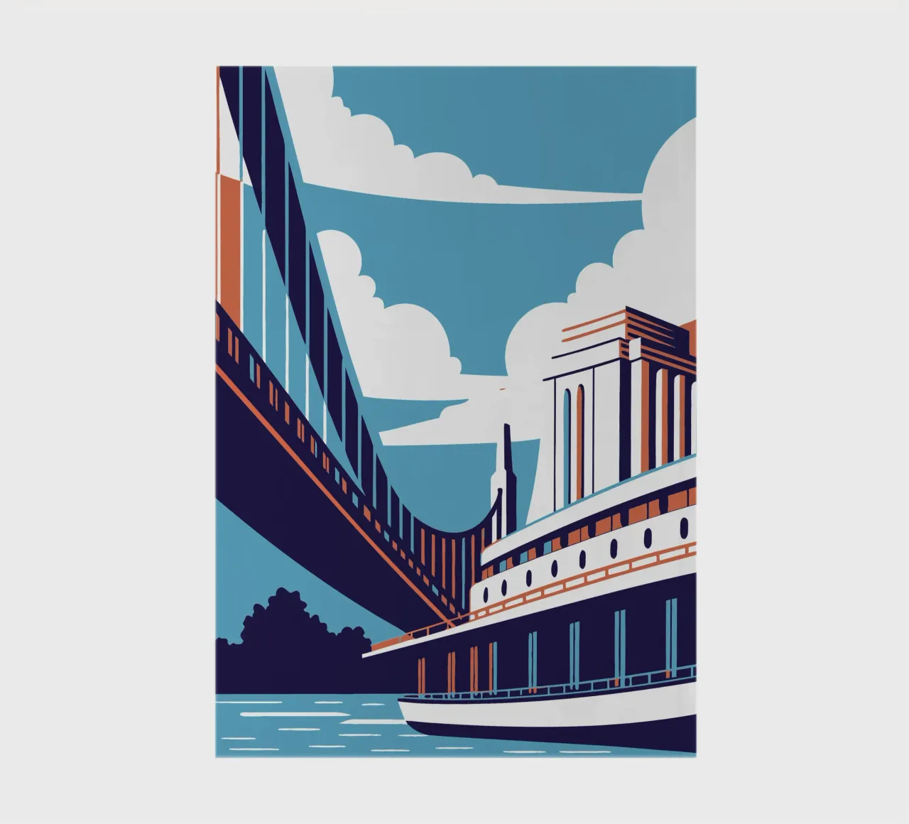 Ponte sul fiume diario da STORE PRESENCE