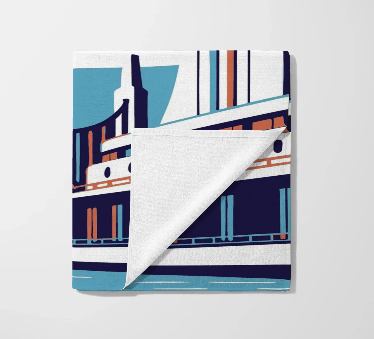 Ponte sul fiume telo mare da STORE PRESENCE