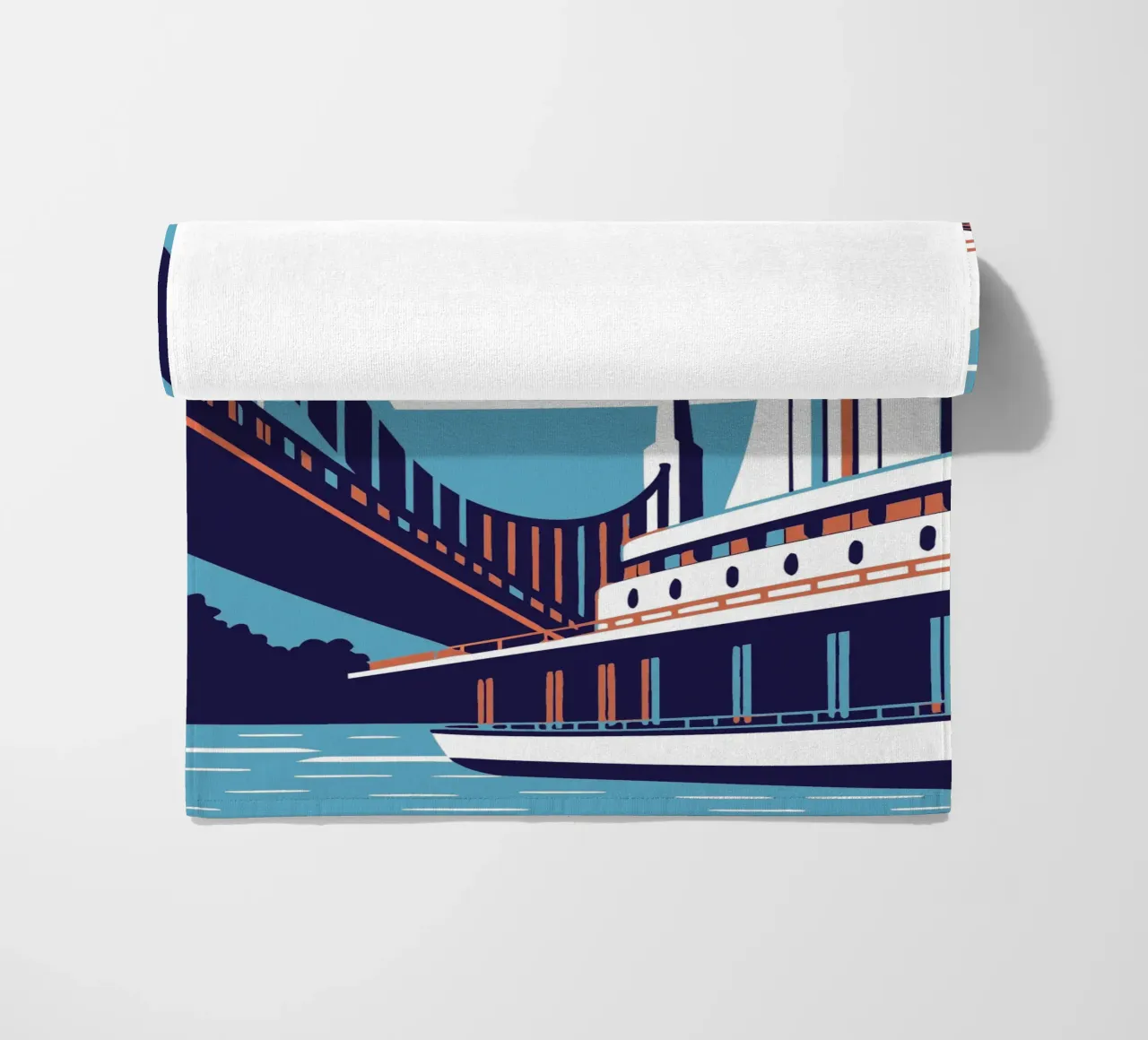 Ponte sul fiume telo mare da STORE PRESENCE