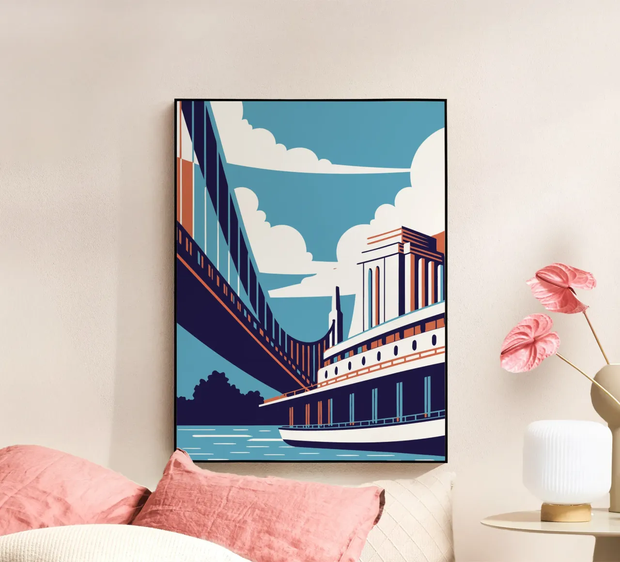 Flussbrücke Acryl-Glas von STORE PRESENCE