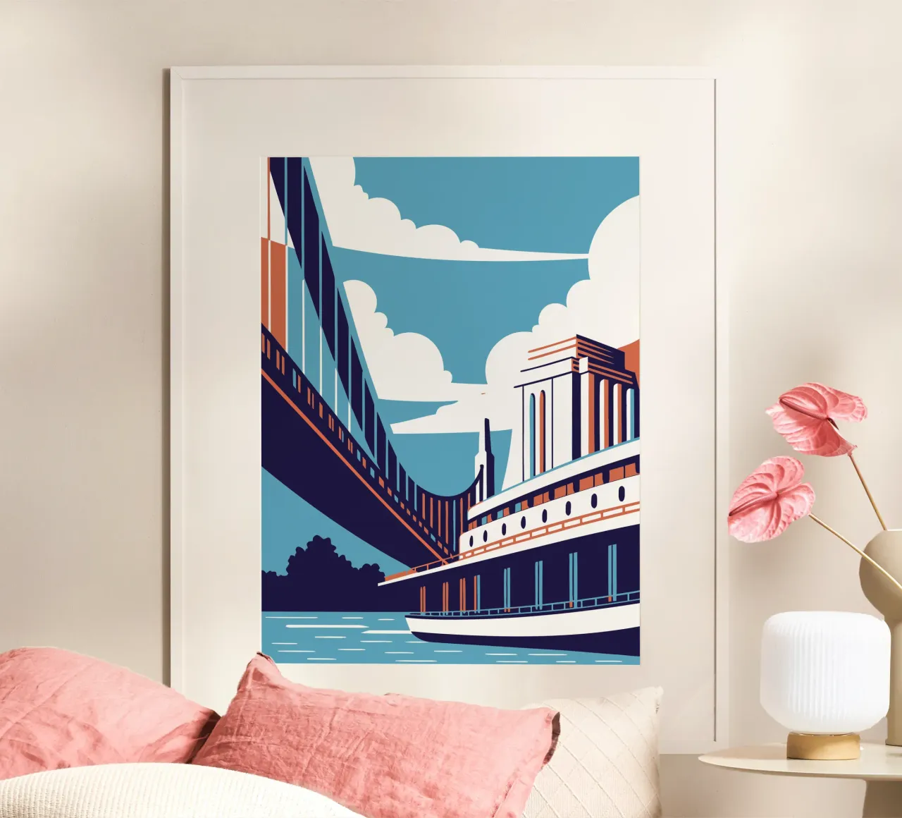 Ponte sul fiume poster da STORE PRESENCE