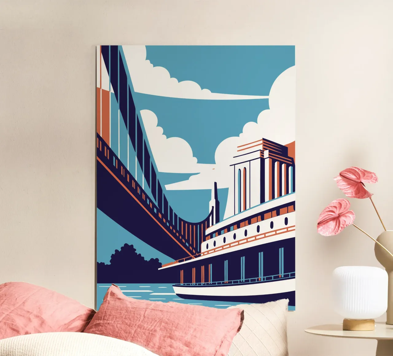 Ponte sul fiume poster da STORE PRESENCE