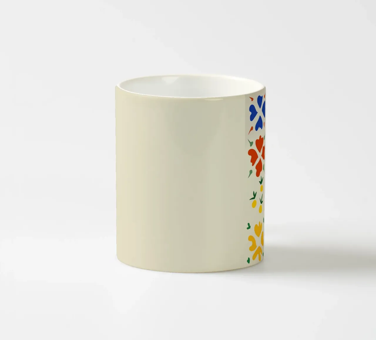Griglia floreale astratta tazza in ceramica da Holly Holmes