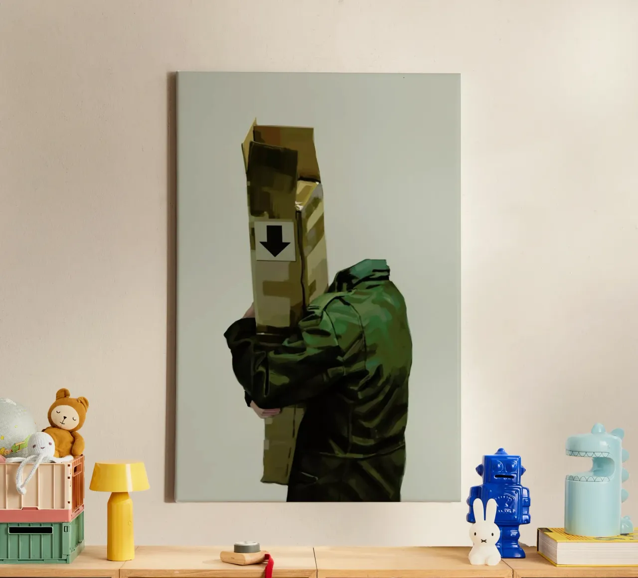 Hug canvas by Tapio Mömmö