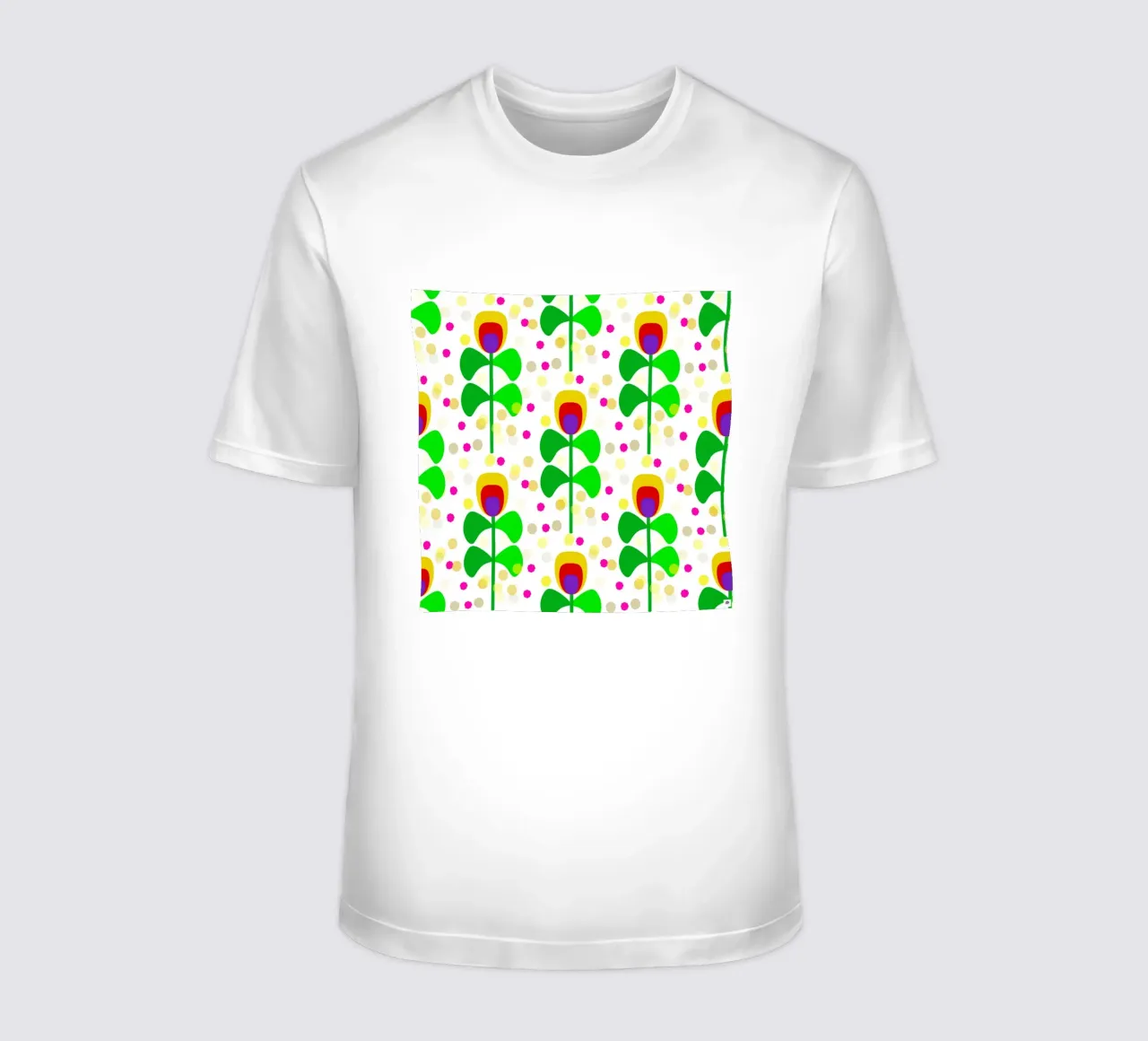 Bloom Confetti Blume Blüte Scandi style t-shirt da Nica Colorie
