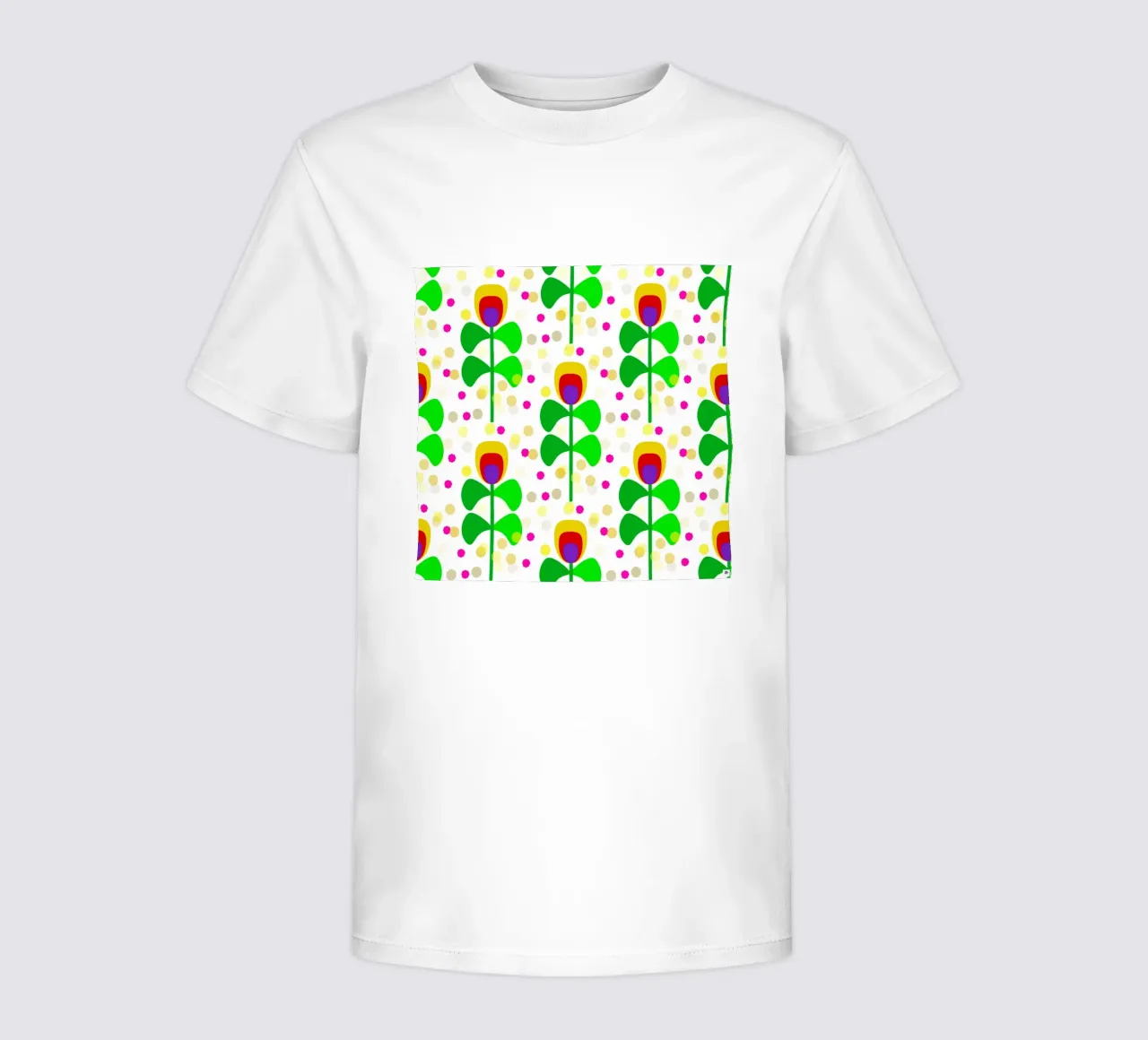 Bloom Confetti Blume Blüte Scandi style t-shirt bambini da Nica Colorie