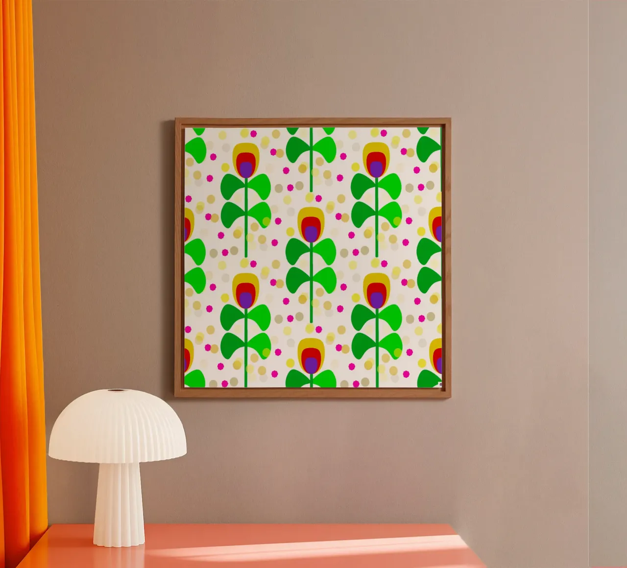 Bloom Confetti Blume Blüte Scandi style alluminio dibond da Nica Colorie