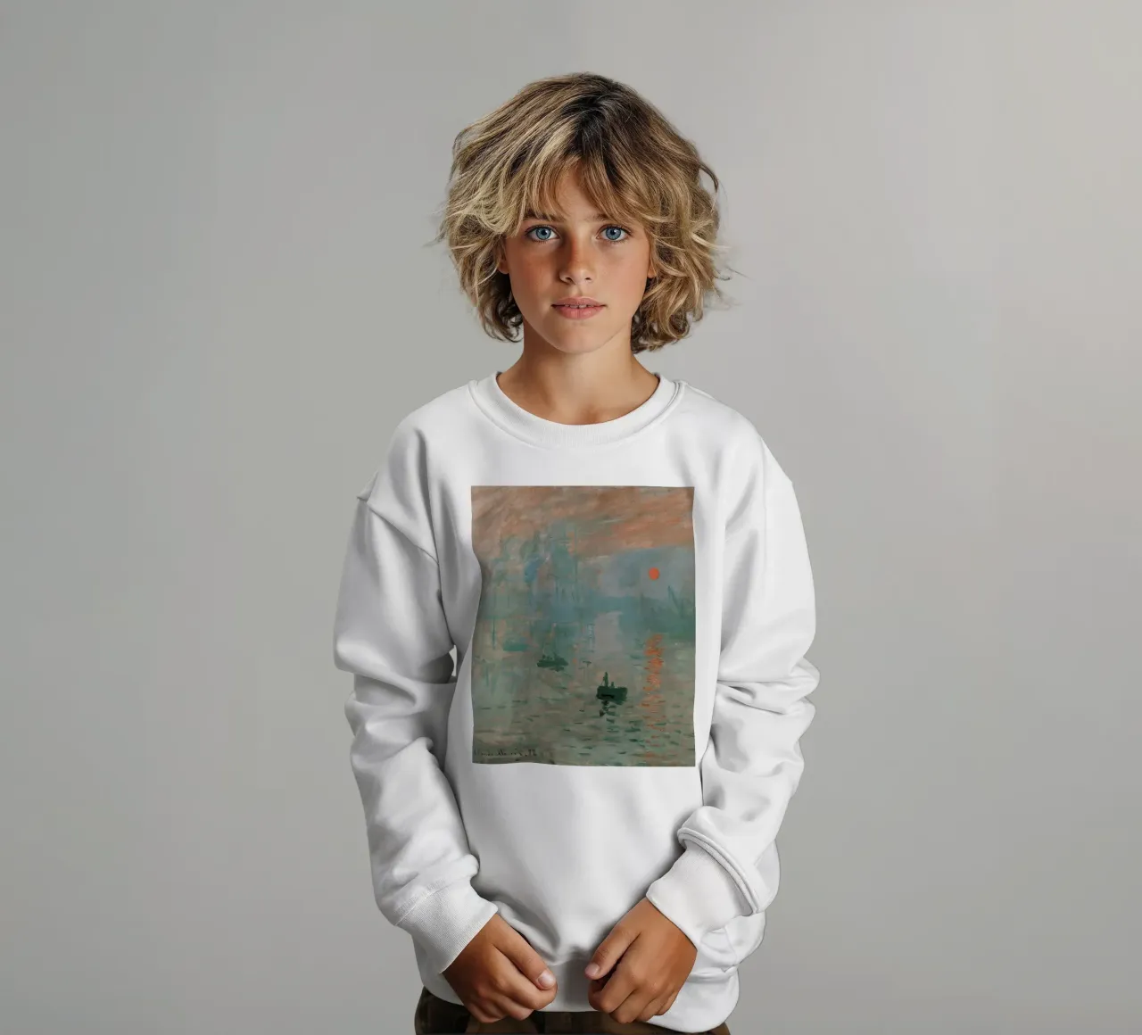 Impressione Alba felpa bambino da Holly Holmes
