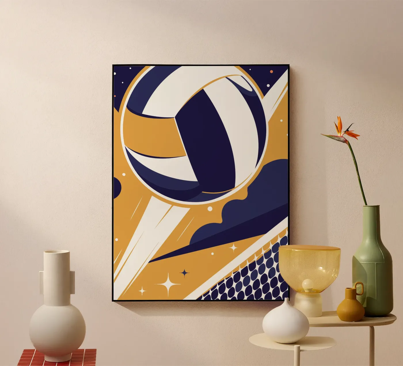 Volleybal acryl van STORE PRESENCE