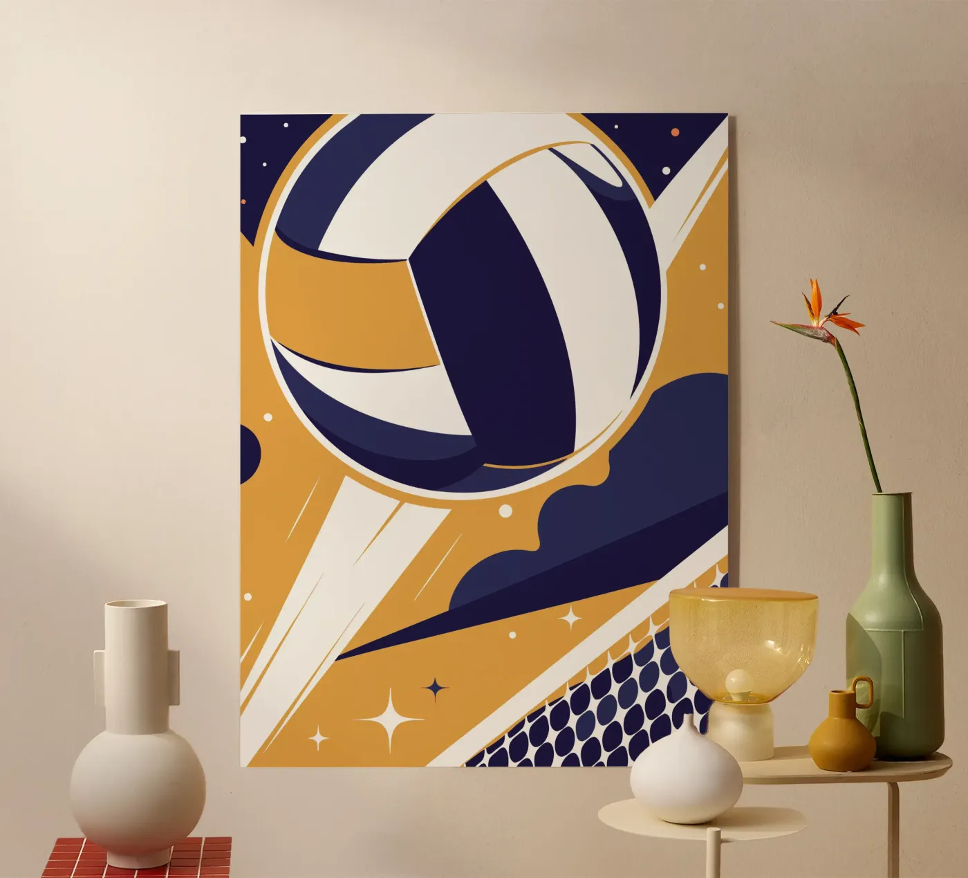 Volleybal acryl van STORE PRESENCE