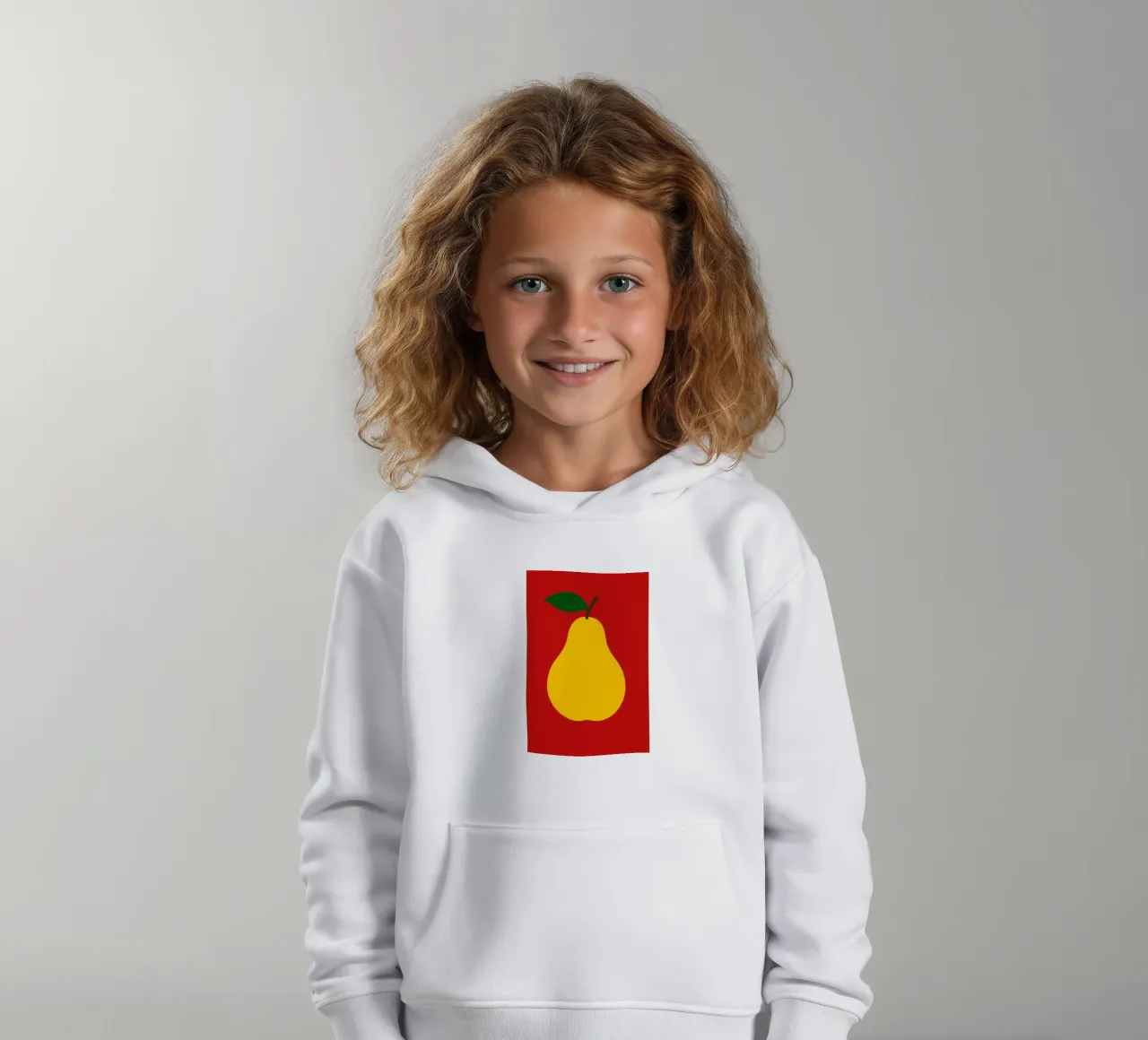 Pearfection felpa bambino con cappuccio da KidzStudio