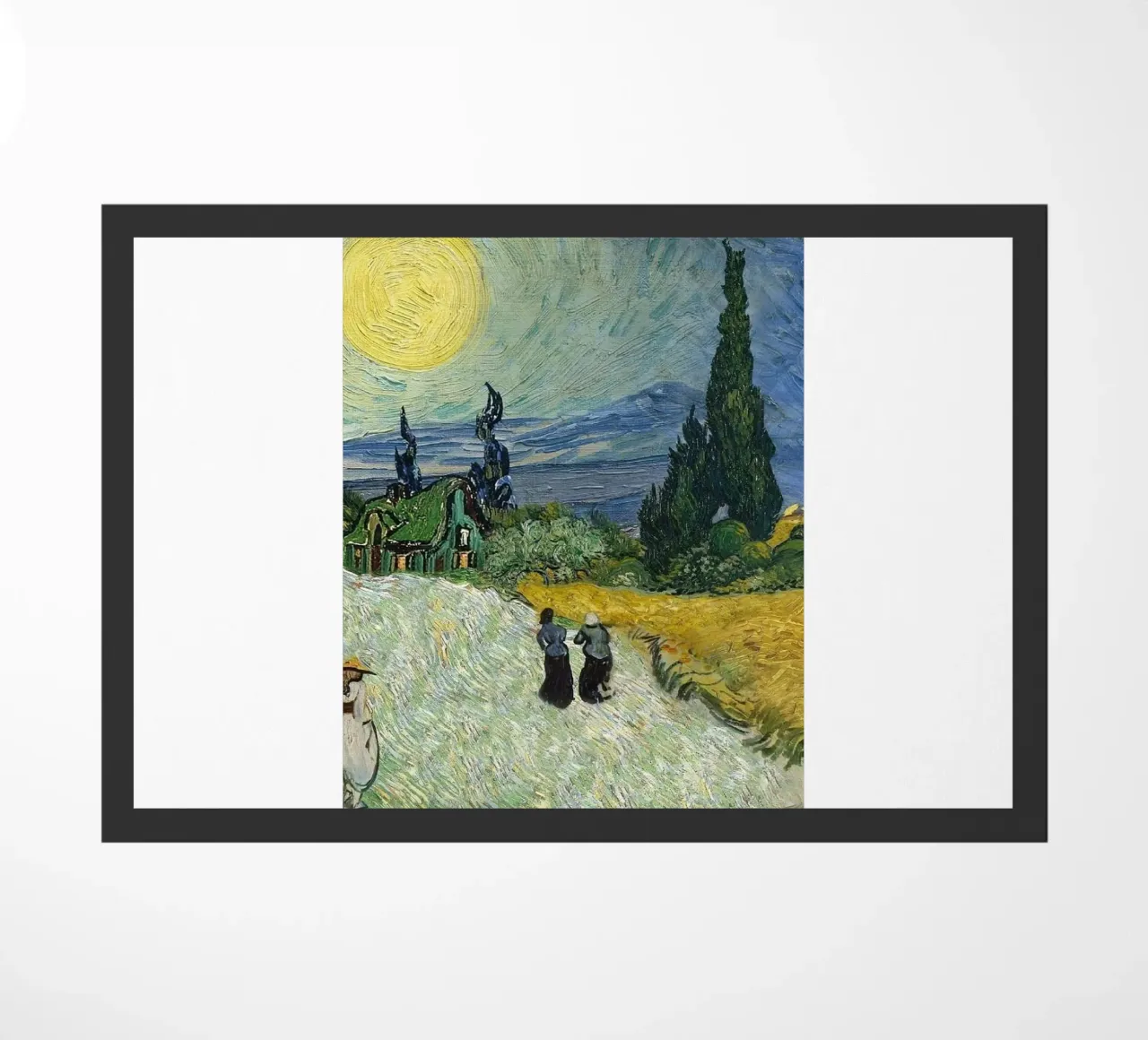 village cypress tree doormat by cloud shop