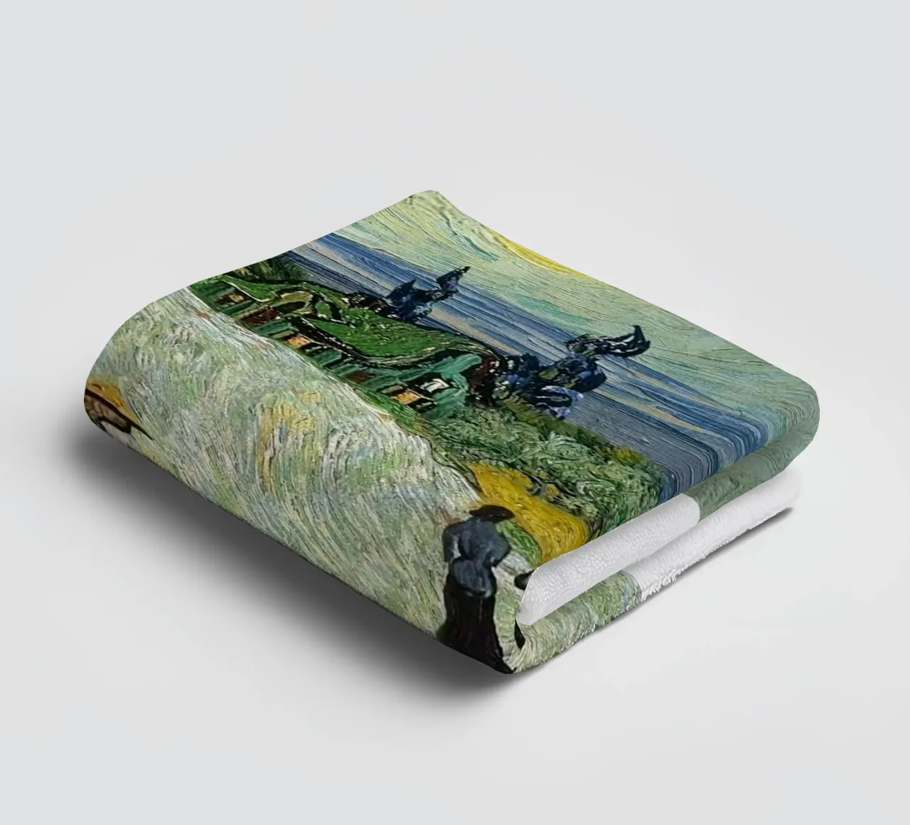 village cypress tree towel by cloud shop