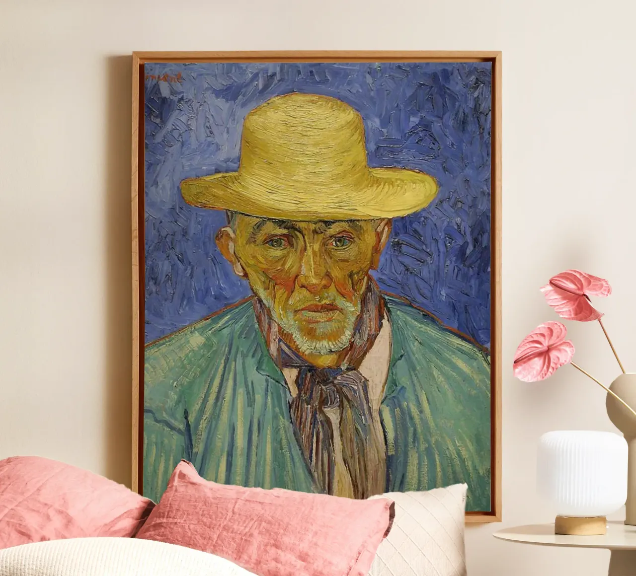 expression portrait elderly man canvas by cloud shop