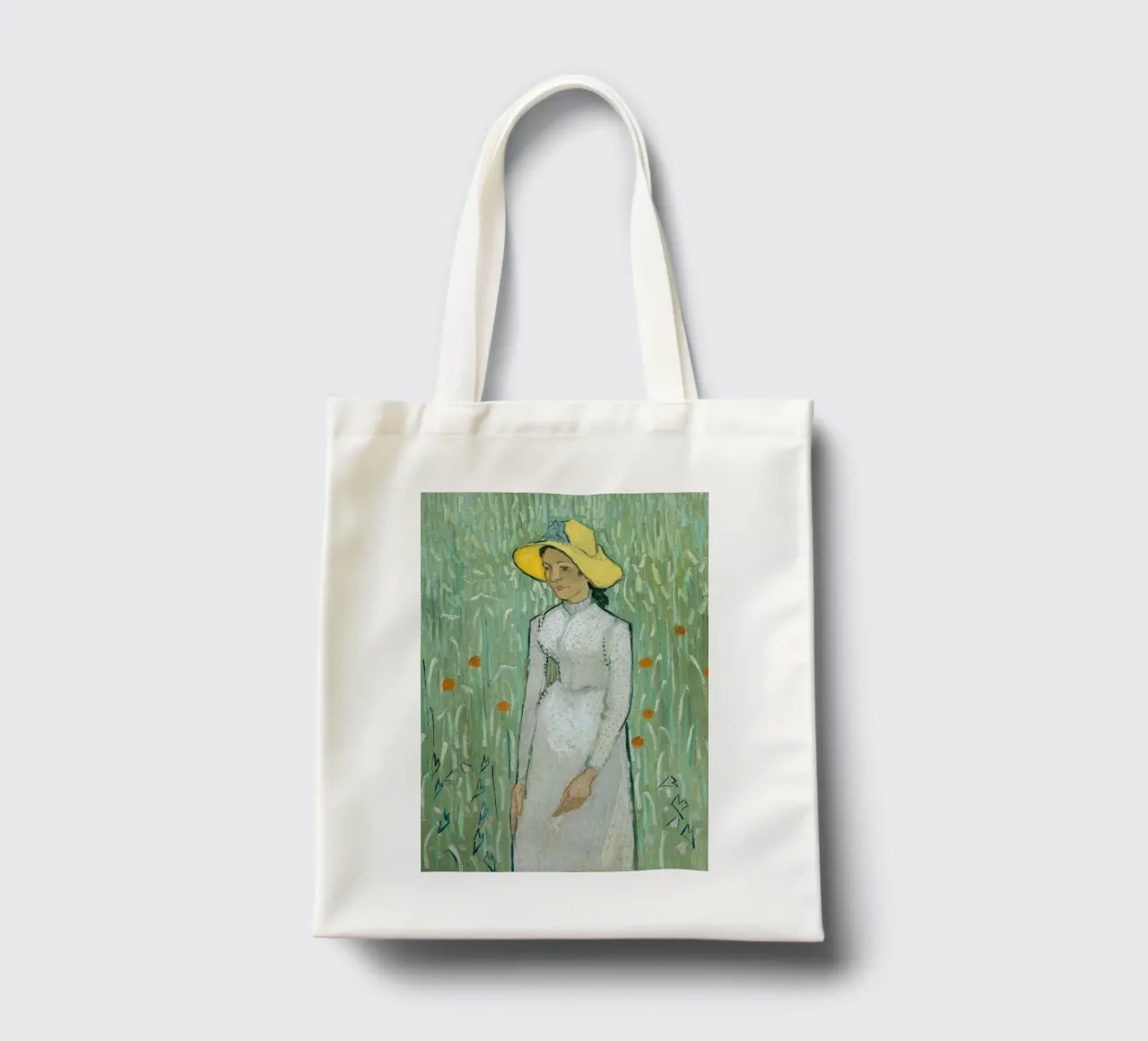 donna in abito bianco borsa in juta da cloud shop