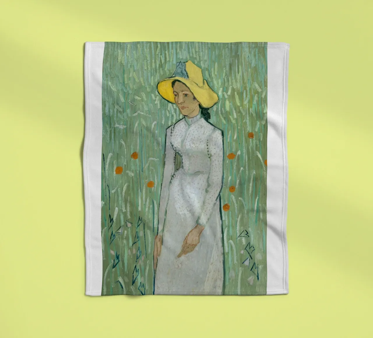 donna in abito bianco coperta in pile da cloud shop