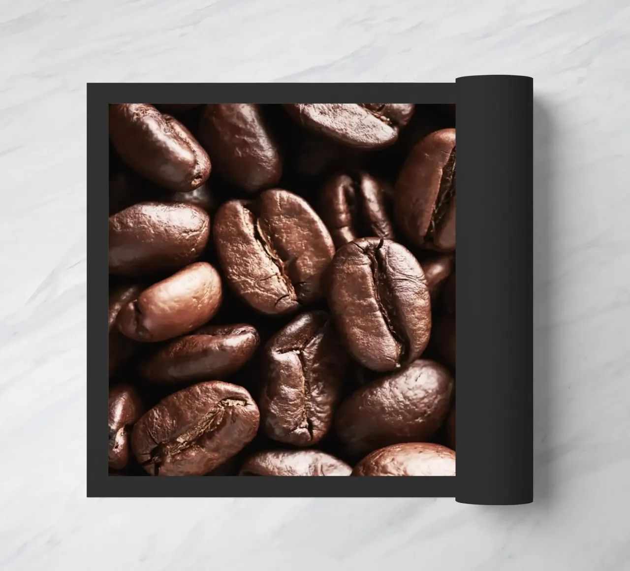 Poster con chicchi di caffè zerbino da Kelly shop