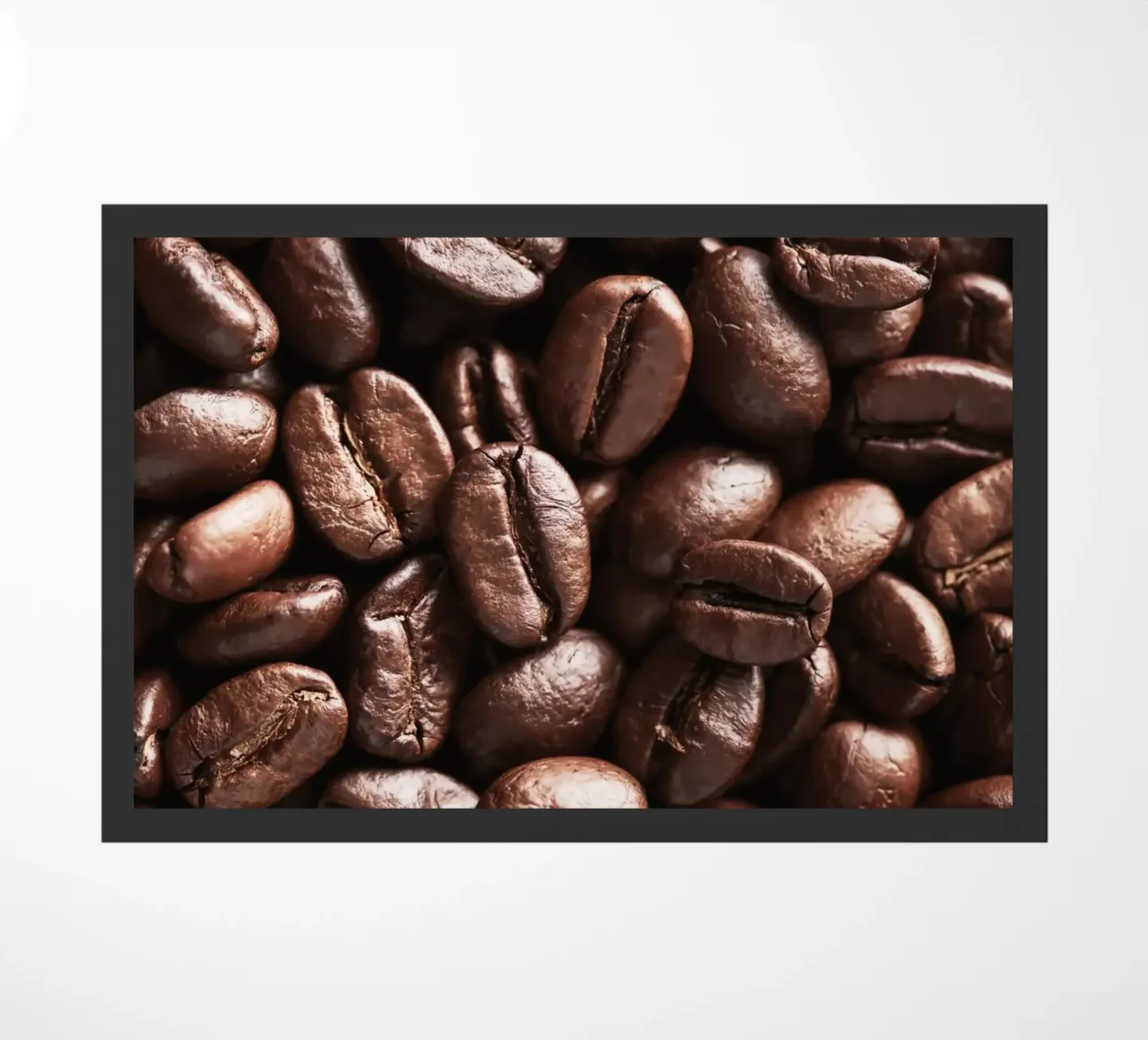 Poster con chicchi di caffè zerbino da Kelly shop