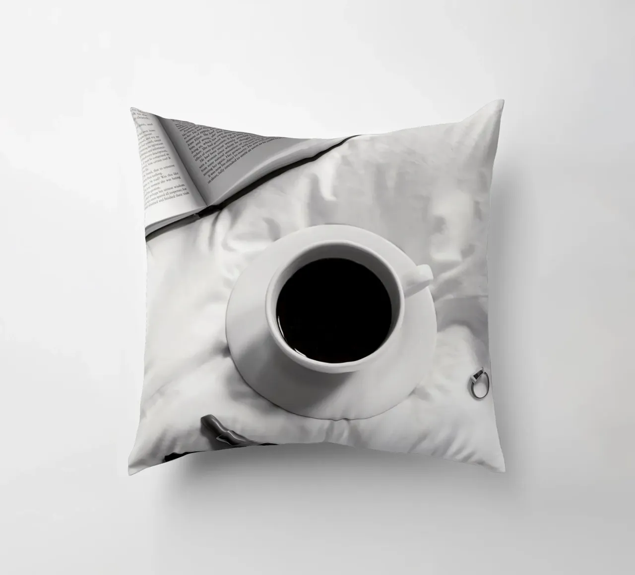 Poster sul caffè a letto cuscino da Kelly shop