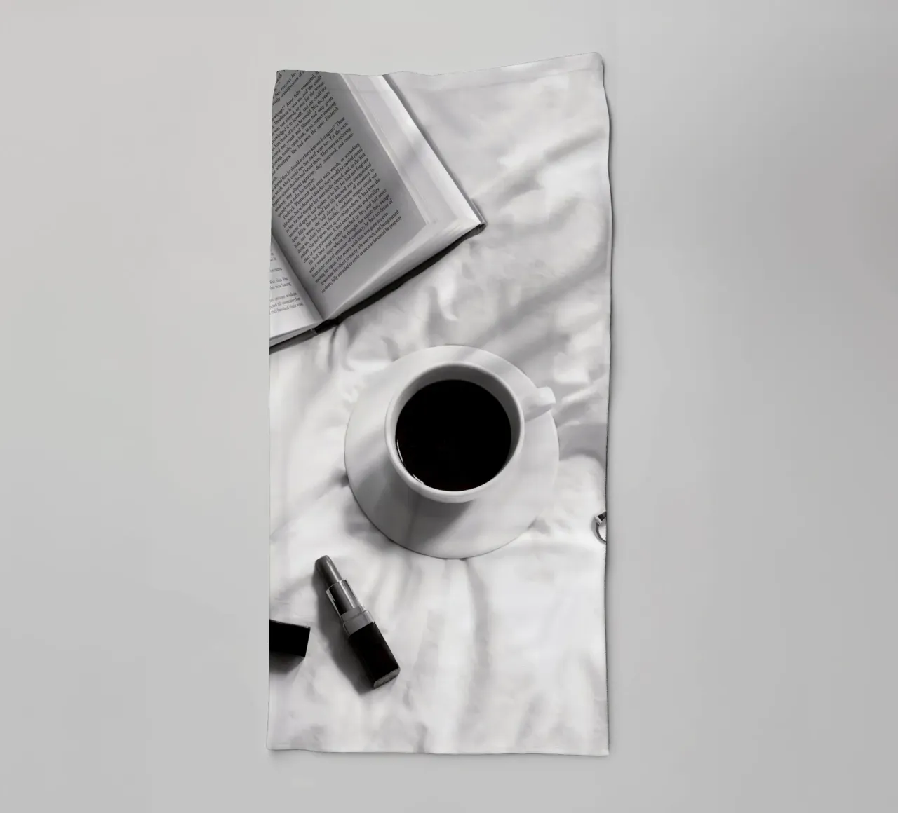 Poster sul caffè a letto asciugamano da bagno da Kelly shop