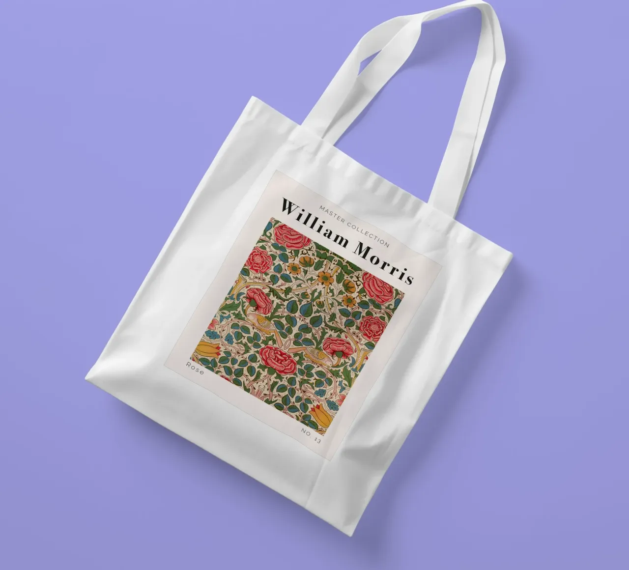Rosa n. 13 borsa in juta da Kelly shop