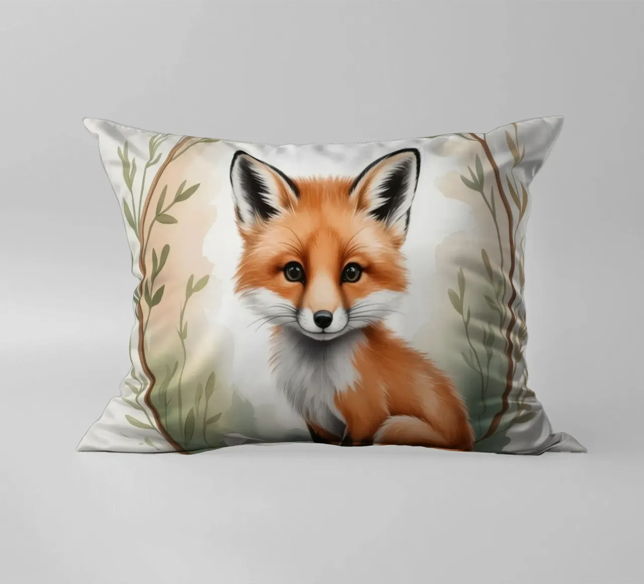 Finn the little Fox Kissen von Klitzeklein