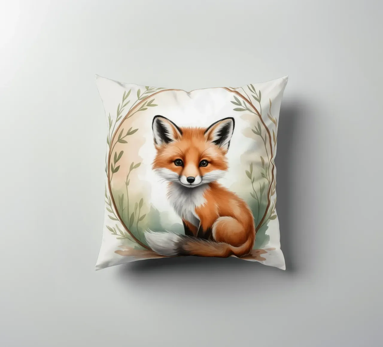 Finn the little Fox Kissen von Klitzeklein