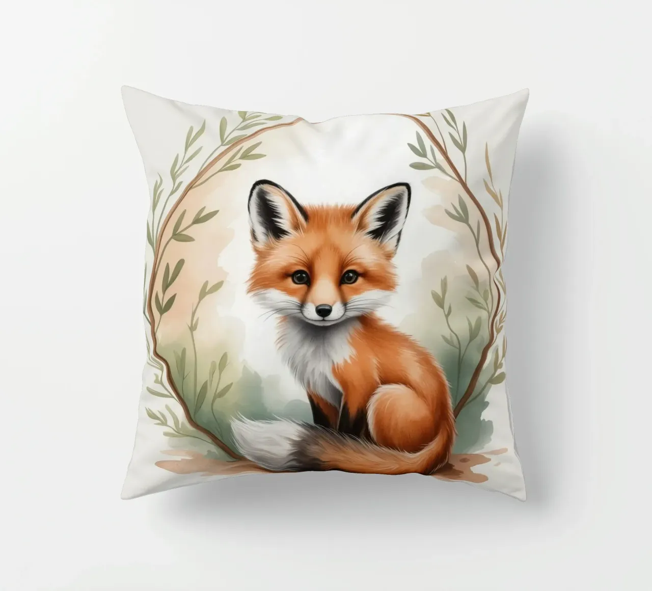 Finn the little Fox Kissen von Klitzeklein