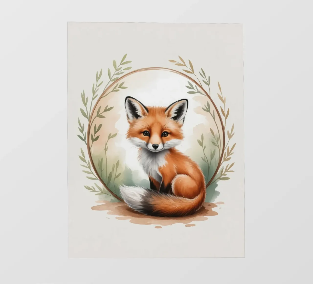 Finn the little Fox telo in pvc da Klitzeklein
