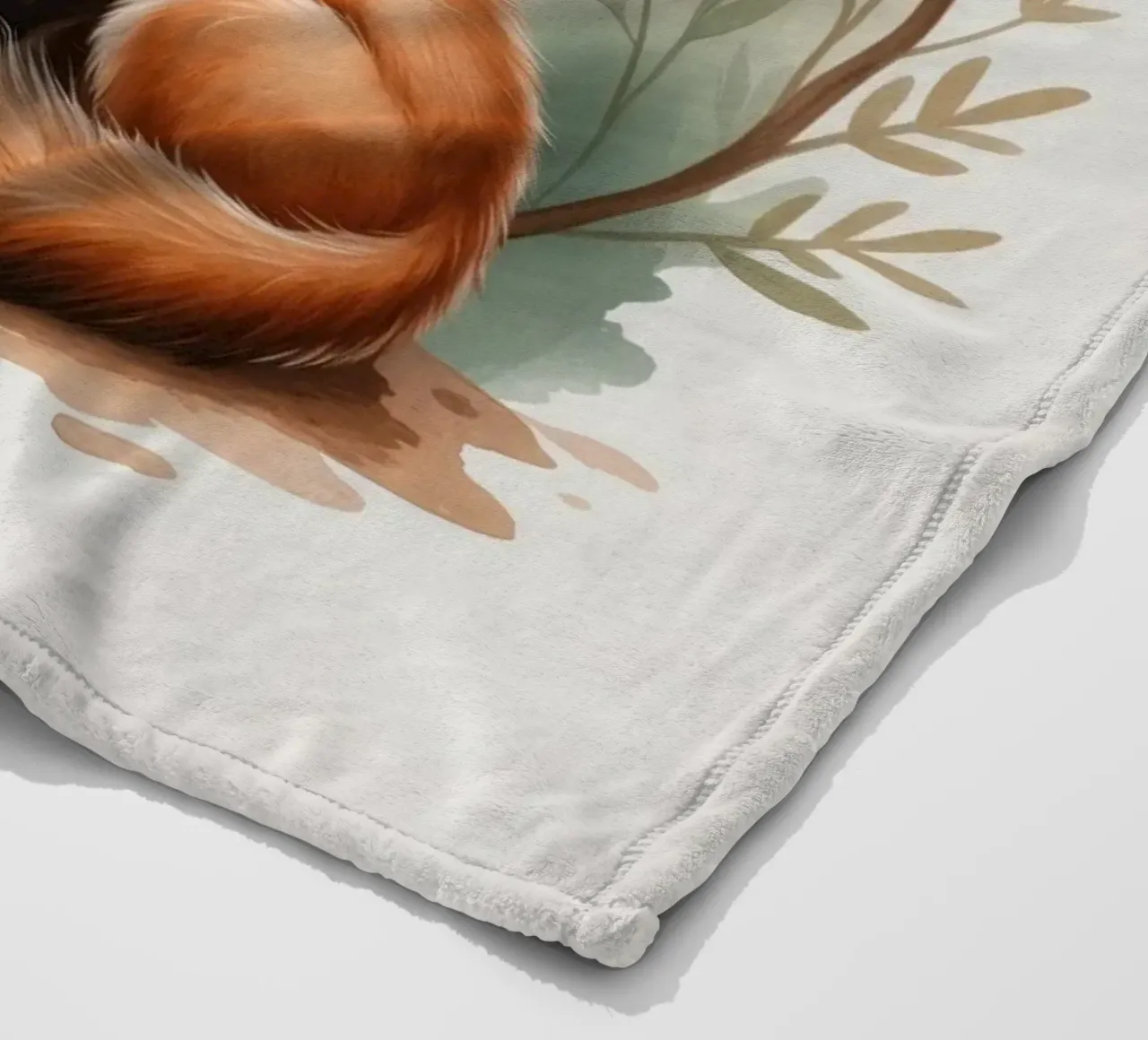Finn the little Fox coperta in pile da Klitzeklein
