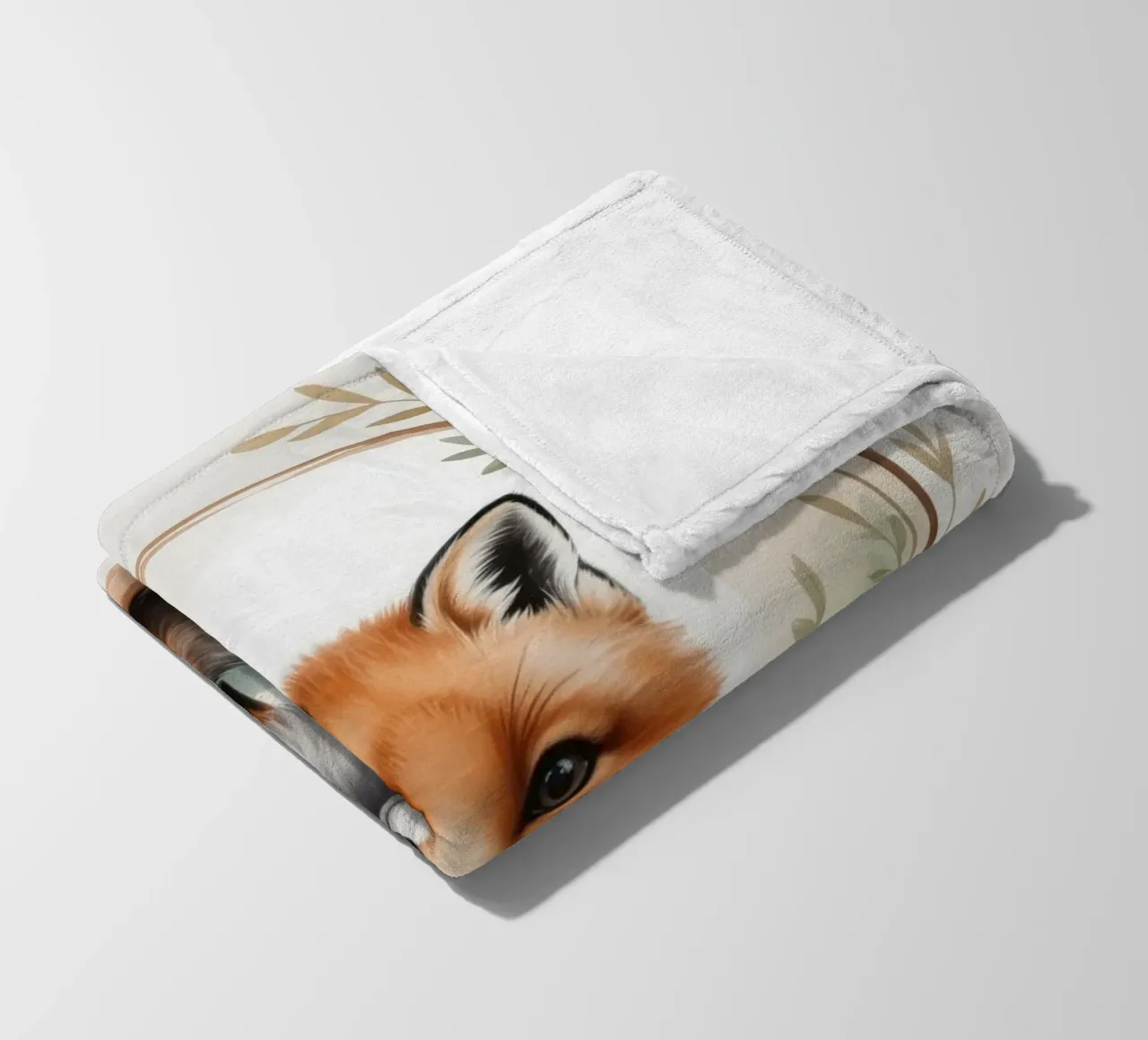 Finn the little Fox coperta in pile da Klitzeklein