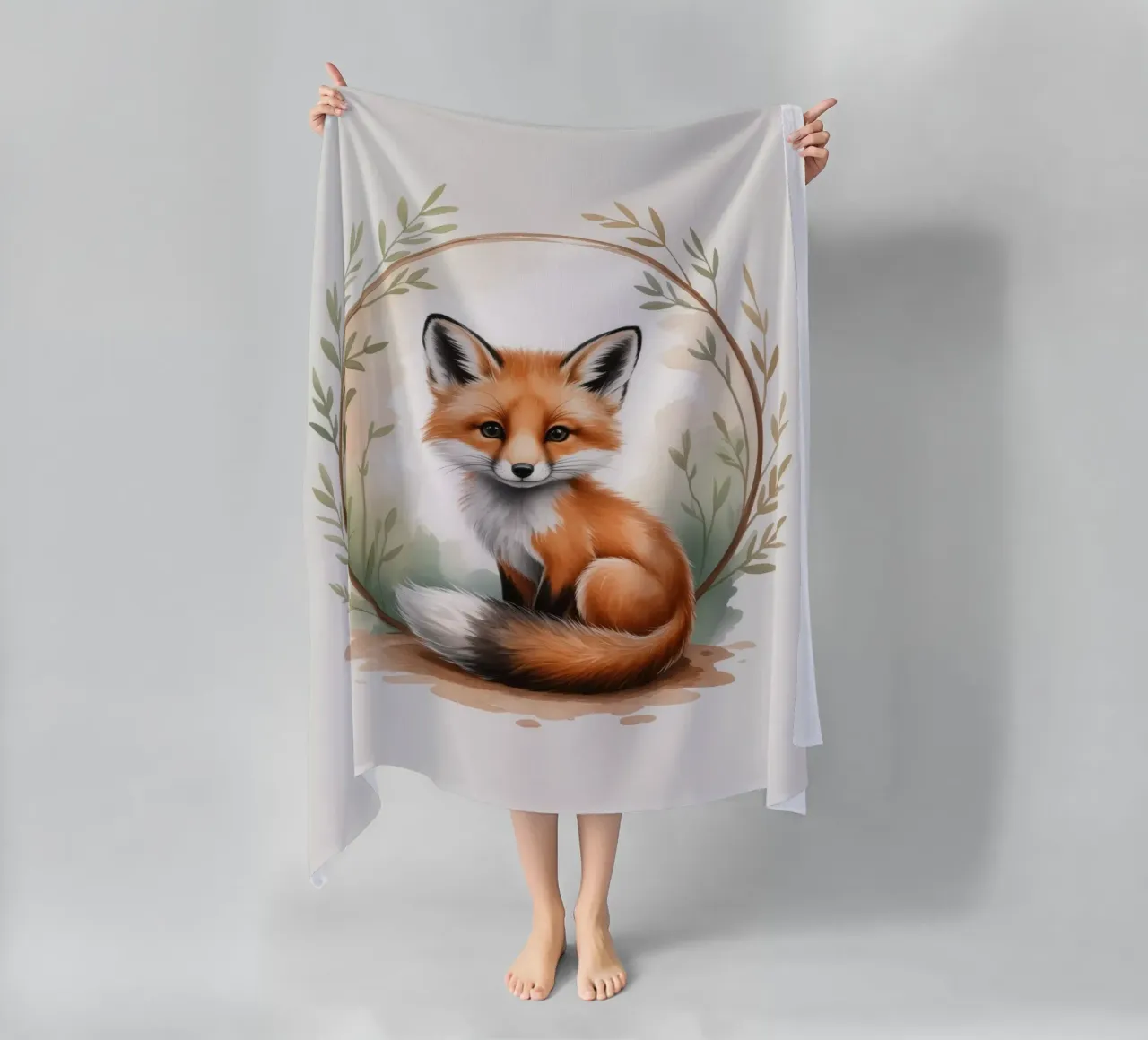 Finn the little Fox telo mare da Klitzeklein