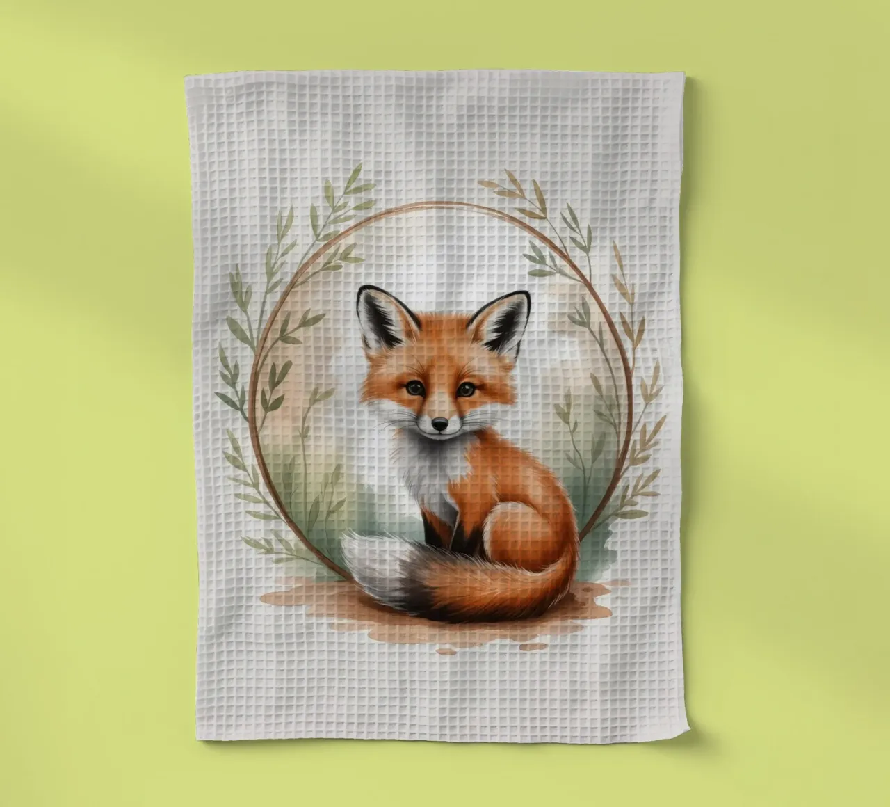 Finn the little Fox canovaccio da cucina da Klitzeklein