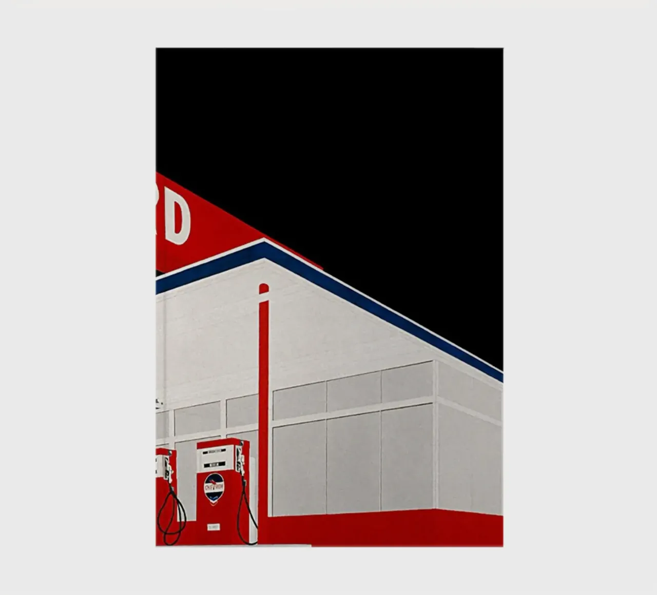 Ed Ruscha Standard Station Amarilo Texas notebook by Marcobarshop