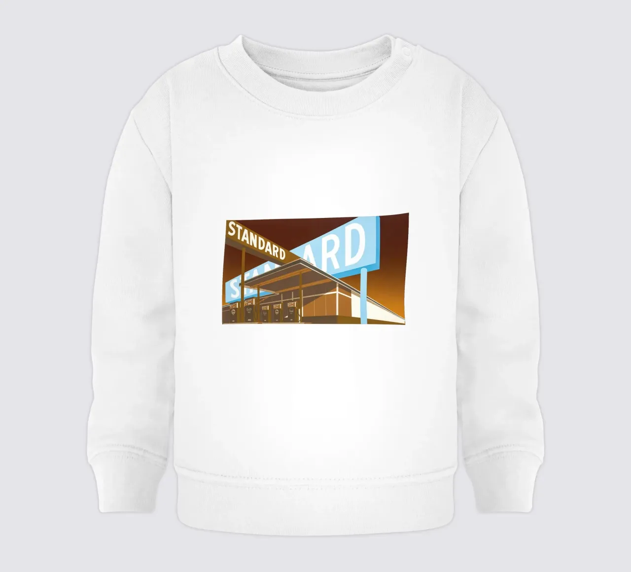 Ed Ruscha Doppio standard felpa neonato da Marcobarshop
