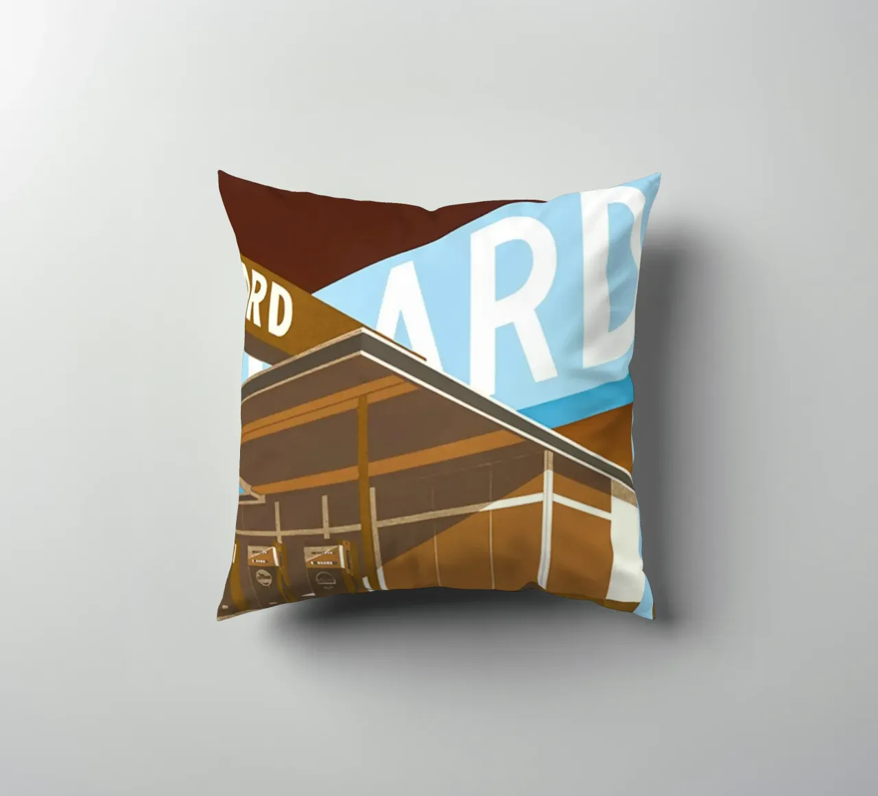 Ed Ruscha Doppio standard cuscino da Marcobarshop