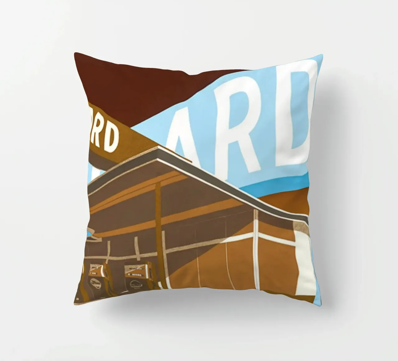 Ed Ruscha Doppio standard cuscino da Marcobarshop