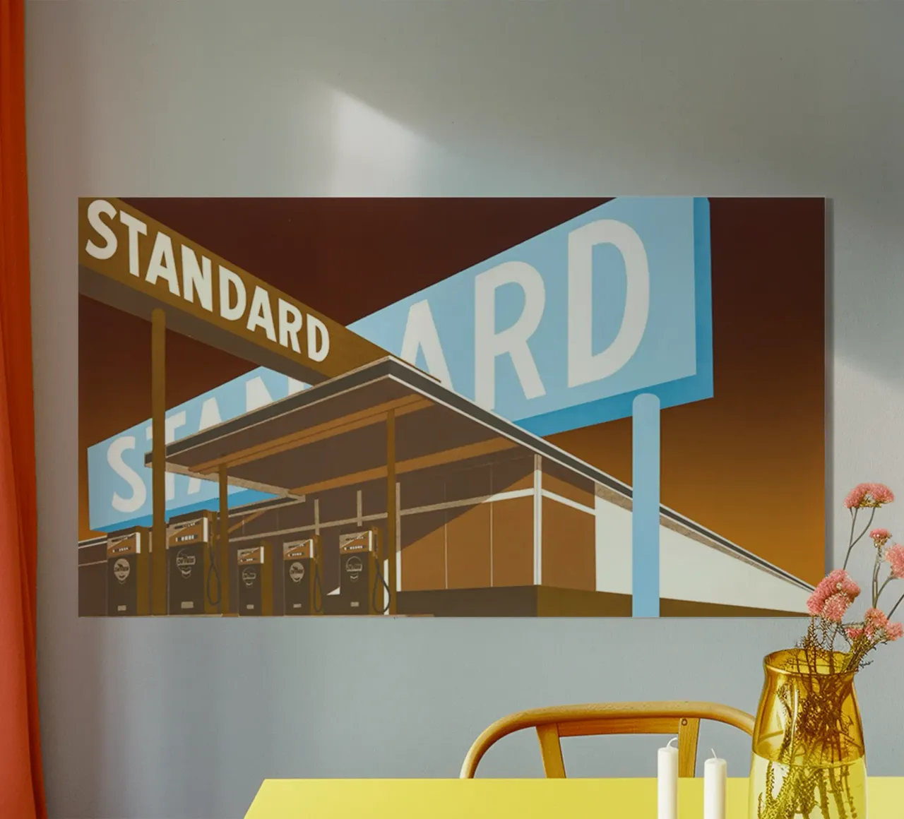 Ed Ruscha Doppio standard plexiglass da Marcobarshop