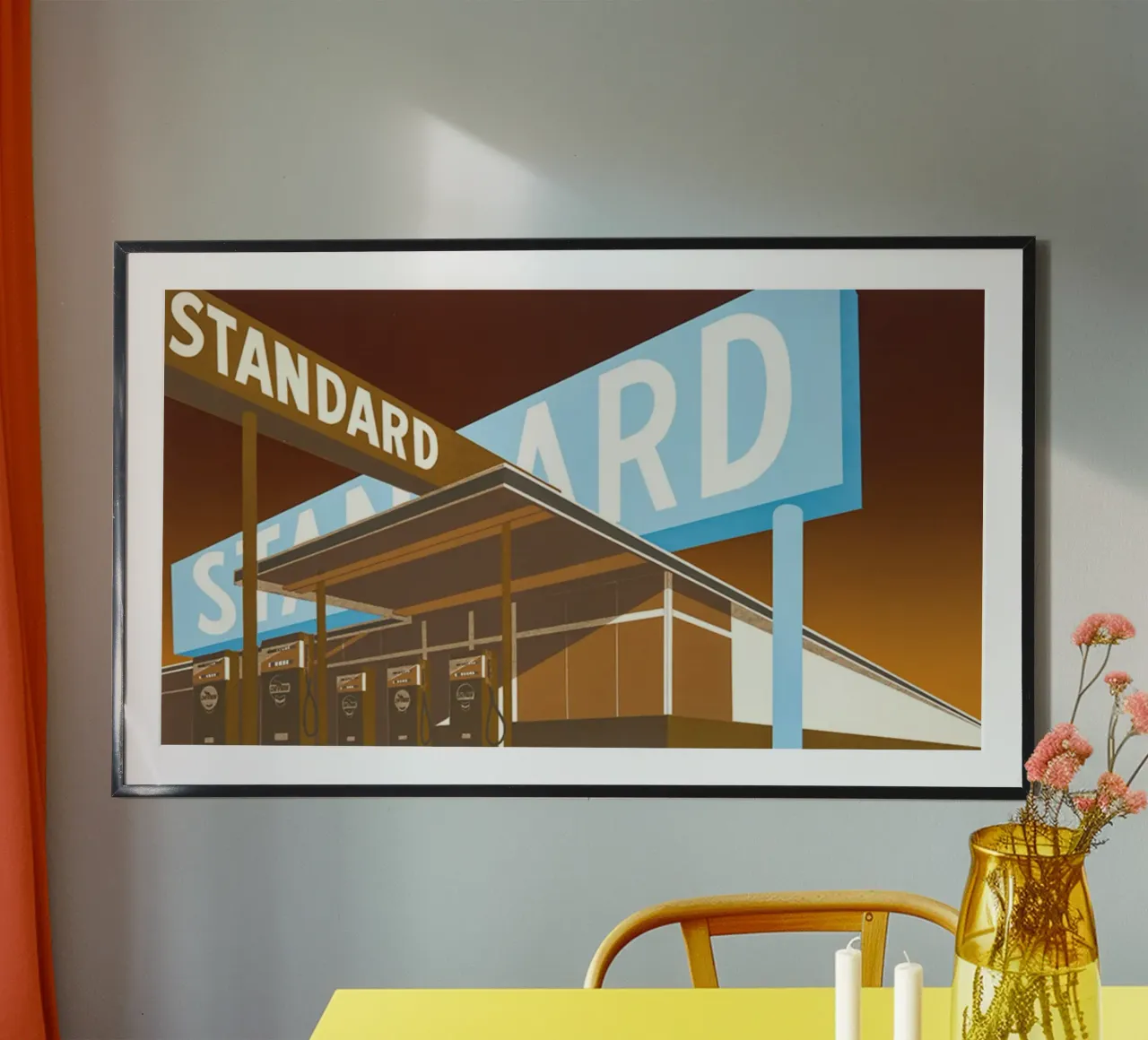 Ed Ruscha Doppio standard poster da Marcobarshop